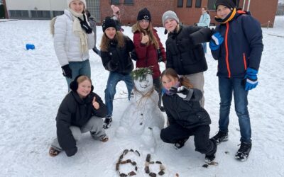 Let it snow – Schneemannwettbewerb am NGK